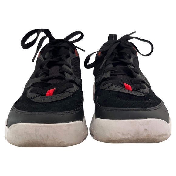 NIKE • Jordan Air Black & Red NFH 'Bred Sneakers Athletic Basketball Shoes - Picture 7 of 11